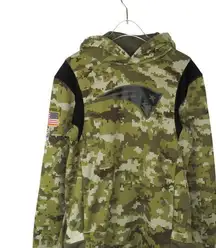 NFL New England Patriots x Nike Women's Camo Pullover Hoodie Sweatshirt Large