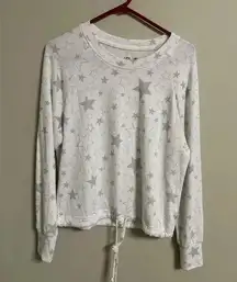 Ugg Pajama Sleepwear Top Stars Size Medium Lounge Comfy Long Sleeve