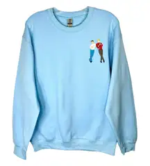 Red White & Royal Blue 2XL Sweatshirt‎ Embroidered Alex Henry Book Wedding