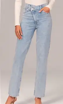 Abercrombie & Fitch The 90s Straight Ultra High Rise Jeans Size 28 Curve Love