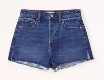 Abercrombie & Fitch Curve Love High Rise Mom Shorts