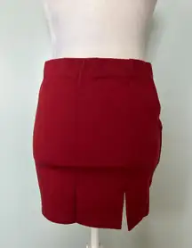 Red Mini Skirt