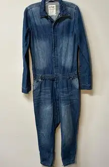 ONE TEASPOON X Urban Outfitters Denim Utility Jumpsuit Blue X-Small