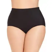 Swim Solutions Mid Rise Tummy Control Bikini Bottoms Size 22W New