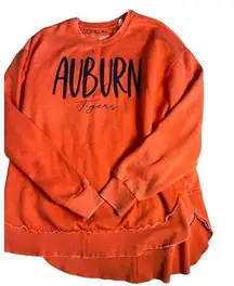 Royce Auburn University Sweatwshirt Women's XL Orange w/ Blue "Auburn Tigers"