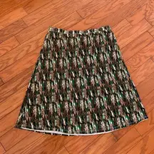 - Jaclyn Smith medium multicolor skirt Brown Green Tan Nylon Fall Pencil medium