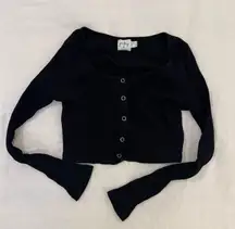 Princess Polly Long Sleeve Button Down Crop Top