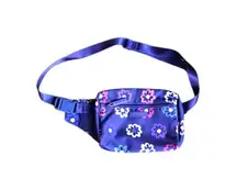 Vera Bradley Blue, Purple and Pink Flower Belt Bag