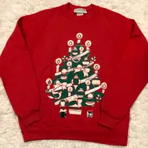 Malibu Beach Club Ugly Christmas Sweatshirt Large