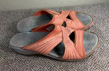 Merrell Sandals Womens Sz 9 Heather Copper Glaze Slide Open Toe Casual Comfy