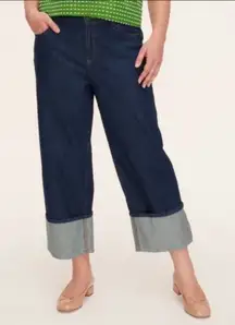 Kate Spade New York x Target High-Rise Straight Leg Wide Cuff Jeans, 17