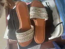 Pre-Owned Jellypop Slides, Size 8