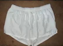 White Dri-Fit Running Shorts