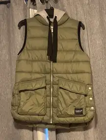 Calvin Klein Olive Puffer Vest