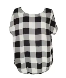 Rock and Republic black white plaid shirt 

size large