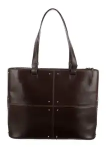 Tod's Brown Patent Leather Handle Bag Purse