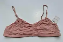 Free People the Essential Bralette in Strawberry Smoothie Womens Size XL