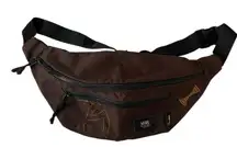 Vintage Vans Independent Collab Brown Waist Bag Belt bag Fanny Pack Crossbody