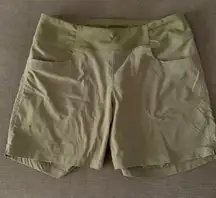 EUC Mountain Hardware olive green shorts