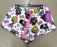NWT Bratz Fuzzy Booty Shorts size xl