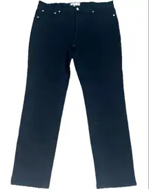 Madewell Women’s Size 32 Stovepipe Jeans Black Rinse Wash EUC Mint Clean No Wear