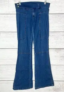 Diesel Blue Mid Rise Bootcut Flared Jeans Size 8