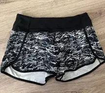 White Black Speed Up Shorts 2.5”