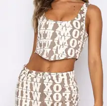 White Fox Boutique Softest Touch Bustier Crop