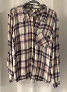 STYLE & CO. Oversized Relax Fit Shirt Sz:XL