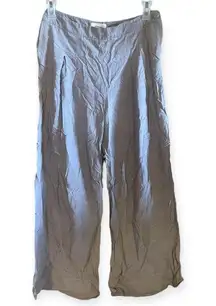 Anthropologie Elevenses Brown Modal Size 8 Wide Leg Pants