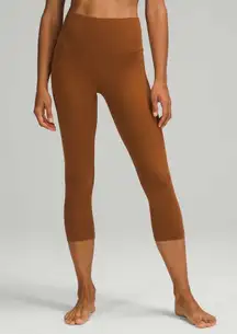 Lululemon Align High-Rise Crop 21" Copper Brown