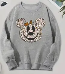 autumn Mickey Mouse Jack O Lantern Sweatshirt