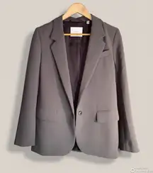Aritzia Wilfred Crepette Blazer jacket XS Gray