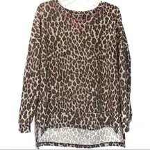 White Birch Animal Print Sweatshirt Women’s Medium