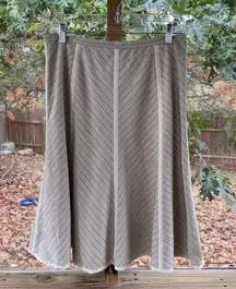 Antonio Melani Rosabel Meadowlands Midi Skirt Color Tawny Size 8. NEW