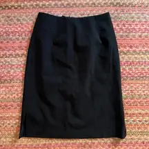 THEORY BLACK BASIC PENCIL SKIRT WORK BUSINESS DRESSY FORMAL