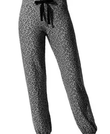 Sundry Grey Leopard Print Sweatpants