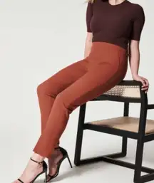 NWT SPANX Perfect Pant On-The-Go Ankle Slim Straight Bronze Glow Small