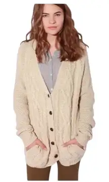 BDG Urban Outfitters Cardigan Cream Size L