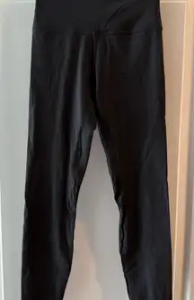 Lululemon Align High-Rise Ribbed Leggings. Black. Size 4.