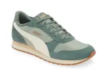 PUMA Women's Green Sr. Siege Leo Running Sneaker