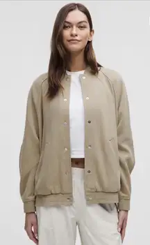 Lululemon Scuba Oversized Collegiate Jacket BLK XL/XXL