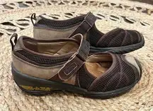 JAMBU Cascade Brown Leather Mary Jane Casual Shoes Womens Size US 6