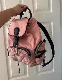 Zara Pink Drawstring Backpack 