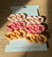 Anthropologie chain hair clips