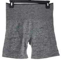 THIRDLOVE SEAMLESS KNITWEAR BIKE SHORTS in Grey NWT L