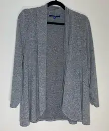 Apt. 9 | Petite Heather Gray Open Front Cardigan | PL