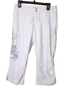 Nike ACG Straight Leg Cropped Athletic Pants Baby‎ Blue Womens 8 Y2K