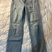 American Eagle Jeans Size 6 Regular Inseam 27 inches Mom Straight Stretch