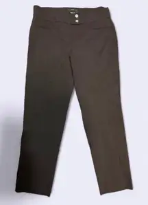 STYLE & CO SLIM-LEG TUMMY-DRESS PANTS CARBON GREY SIZE 8PS